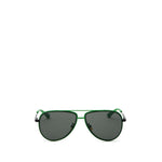 Bottega Veneta Green Metal Sunglass