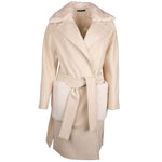 Made in Italy Beige Wool Jackets & Coat