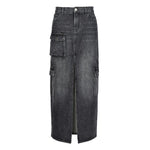 PINKO Black Cotton Skirt