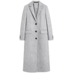 Made in Italy Gray Wool Jackets & Coat