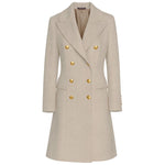 Made in Italy Beige Wool Jackets & Coat
