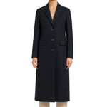 Made in Italy Black Wool Jackets & Coat