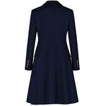 Made in Italy Blue Wool Jackets & Coat