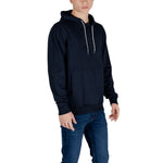 EA7 Emporio Armani Blue Cotton Hoody