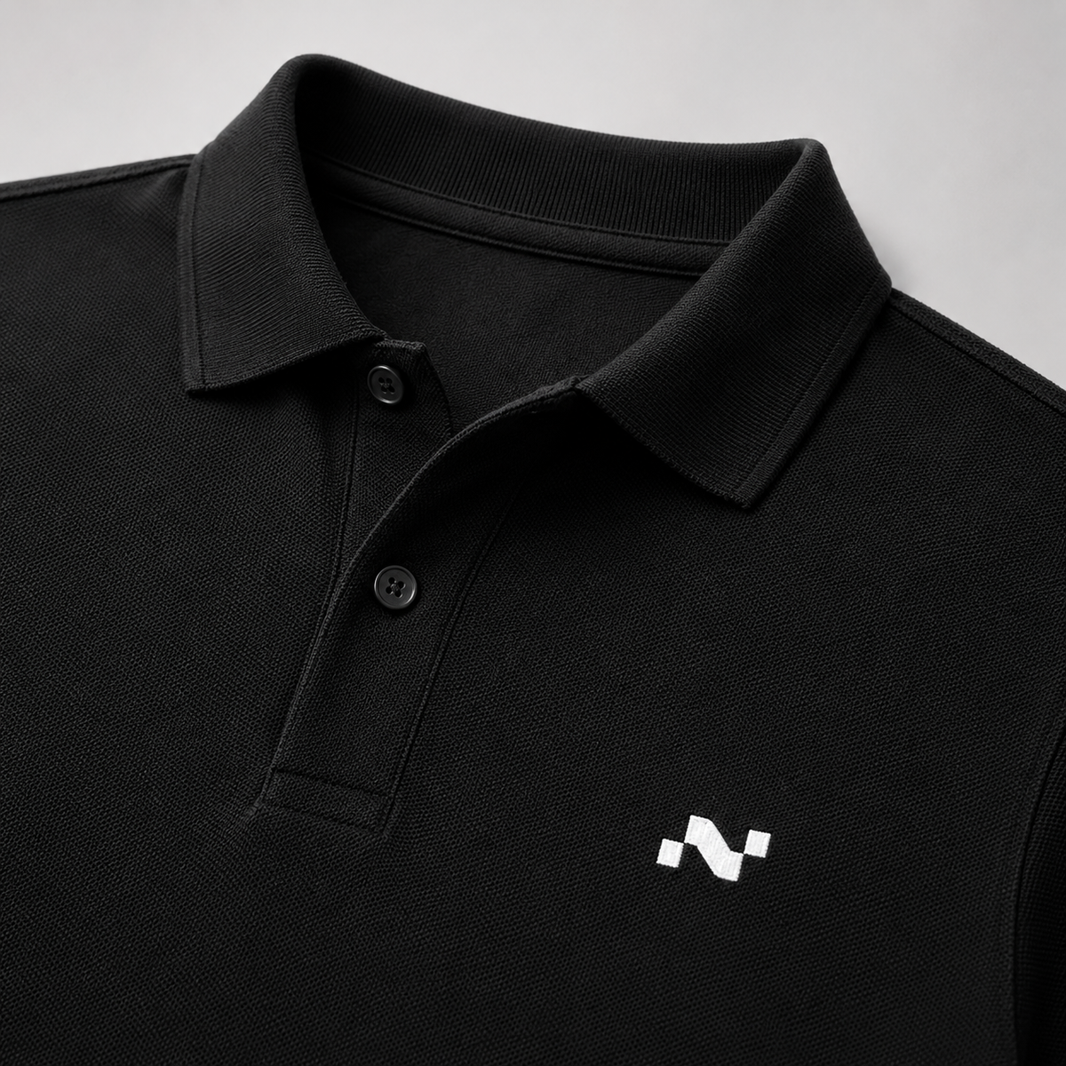 Noctilupus Polo Shirt in Black